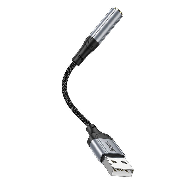 ตัวแปลงหูฟัง USB TO AUX 3.5MM HOCO LS36 ชิป DAC คุณภาพเสียง HIFI รองรับการโทรและฟังเพลง