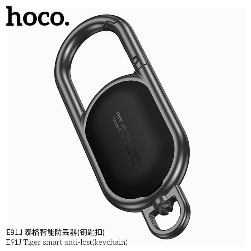 อุปกรณ์ติดตามจีพีเอส HOCO E91J สีดำ รูปแบบพวงกุญแจ สำหรับ รองรับ APPLE FIND MY_3