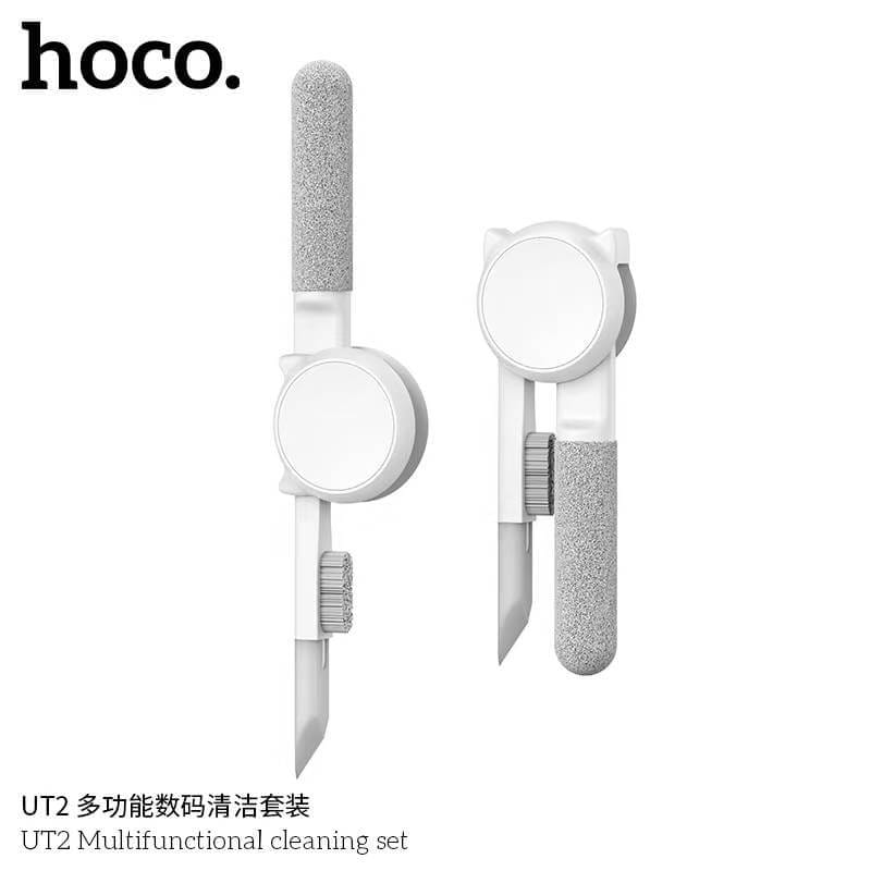 ชุดทำความสะอาดอุปกรณ์ดิจิทัล 10-IN-1 HOCO UT2 เหมาะสำหรับคีย์บอร์ด มือถือ หูฟัง กล้อง สีขาว_3