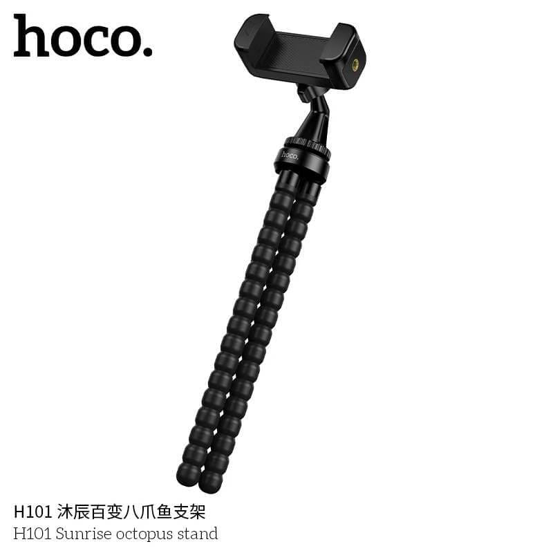 ขาตั้งมือถือ HOCO H101 หนวดปลาหมึก 3 ขา ดัดงอได้ 360° พกพาง่าย ติดตั้งได้ทุกที่ สีดำ_3