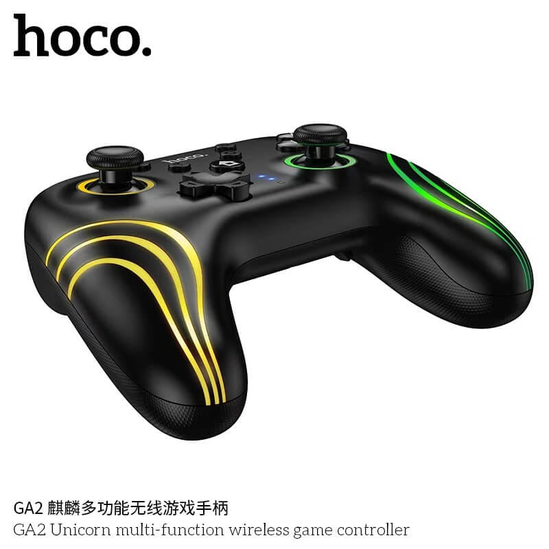 จอยเกมไร้สาย HOCO GA2 สำหรับใช้กับ NINTENDO SWITCH 1-2 รองรับระบบสั่น ปรับโหมดเทอร์โบ สีดำ_3