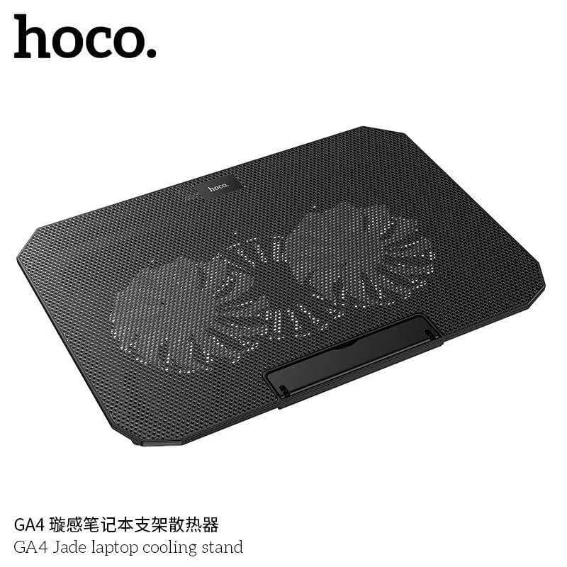 แท่นวางโน๊ตบุ๊ค HOCO GA4 พัดลมคู่ระบายความร้อน ขนาดใบพัด 120MM ปรับได้ 7 ระดับ รองรับโน๊ตบุ๊ค 12-17 นิ้ว_3