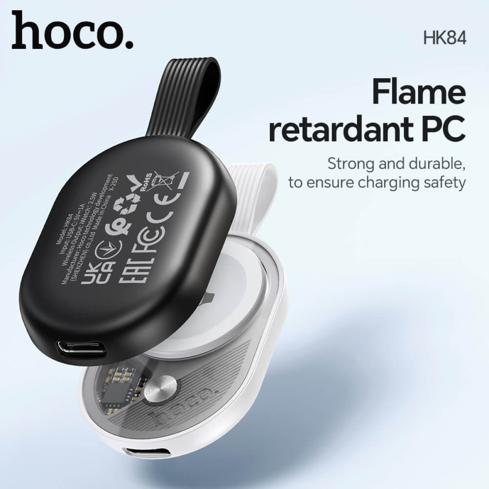 แท่นชาร์จนาฬิกาสมาร์ทวอทช์ HOCO HK84 สำหรับ APPLE WATCH 1-10, ULTRA, SE สีขาว