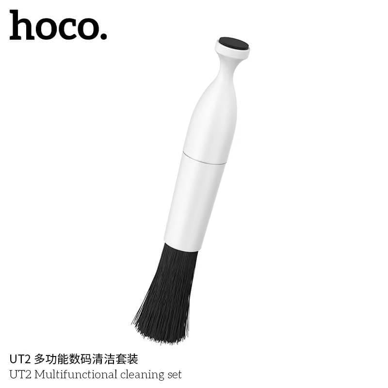 ชุดทำความสะอาดอุปกรณ์ดิจิทัล 10-IN-1 HOCO UT2 เหมาะสำหรับคีย์บอร์ด มือถือ หูฟัง กล้อง สีขาว_4