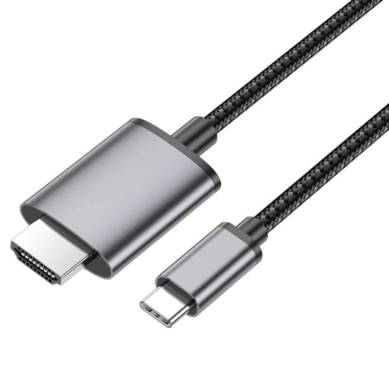 สายเคเบิล TYPE-C TO HDMI HOCO UA27 รองรับความละเอียด 4K ULTRA HD 30HZ ความยาว 2 เมตร สำหรับฟังก์ชั่น SCREEN MIRRORING