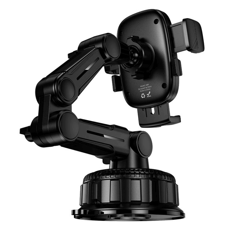 ที่จับโทรศัพท์ HOCO H89 ฐานสุญญากาศใหญ่พิเศษ 90MM ปรับมุม 3 แกน หมุนได้ 360&deg; ติดกระจก / คอนโซล
