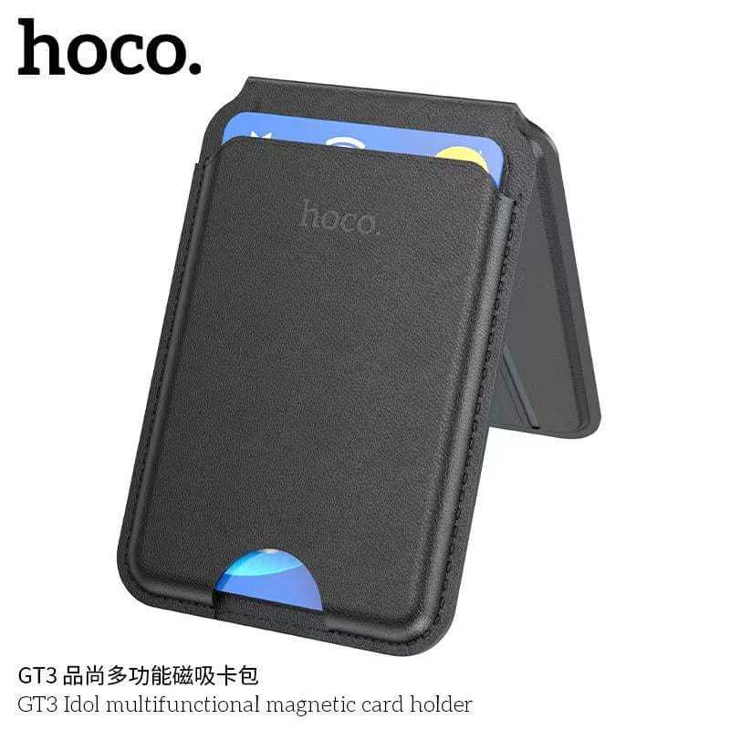 ขาตั้งมือถือแม่เหล็ก+ที่เก็บบัตร HOCO GT3 MAGNETIC WALLET สำหรับ IOS HC6_5