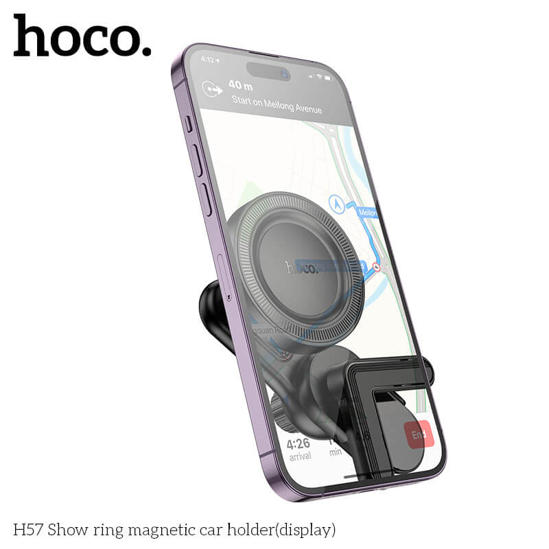 ที่จับโทรศัพท์ HOCO H57 ชนิดแม่เหล็ก สำหรับติดหน้าจอดิสเพลย์ รองรับมือถือจอ 4.5 - 7 นิ้ว_5