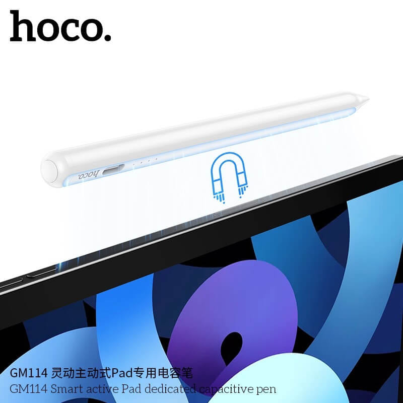 ปากกาสไตลัส HOCO GM114 สำหรับ IPAD ปี 2018 ขึ้นไป แบตเตอรี่ 14 ชั่วโมง