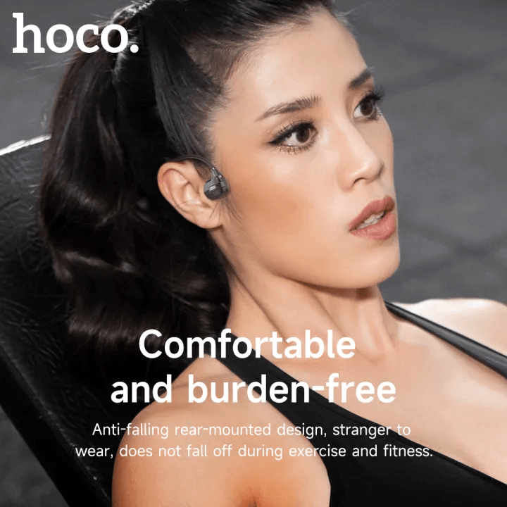 หูฟังบลูทูธ HOCO ES63 ระบบ AIR CONDUCTION แบตเตอรี่ 8 ชั่วโมง กันเหงื่อ ใส่วิ่ง ออกกำลังกาย