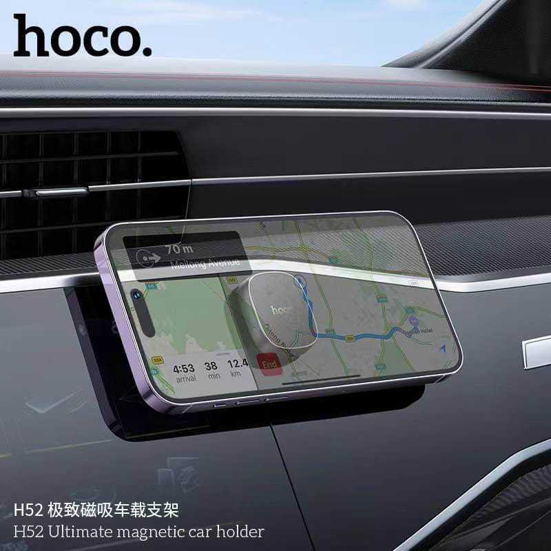 ที่ยึดโทรศัพท์ในรถ HOCO H52 ชนิดแม่เหล็ก N42 ติดคอนโซล/แดชบอร์ด รองรับมือถือ 4.5 – 7 นิ้ว_6