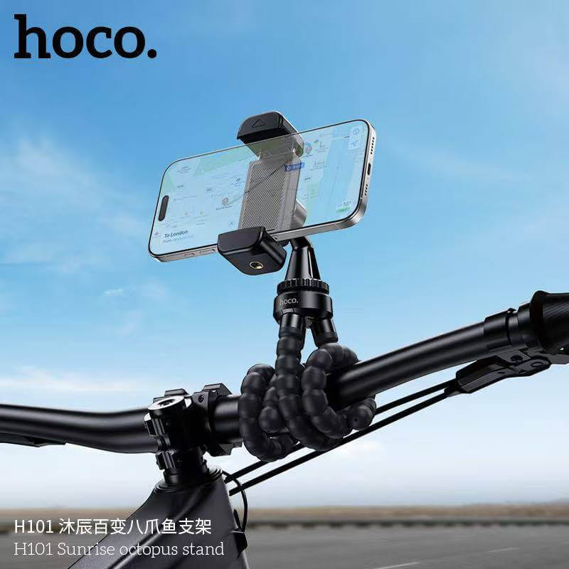 ขาตั้งมือถือ HOCO H101 หนวดปลาหมึก 3 ขา ดัดงอได้ 360° พกพาง่าย ติดตั้งได้ทุกที่ สีดำ_6