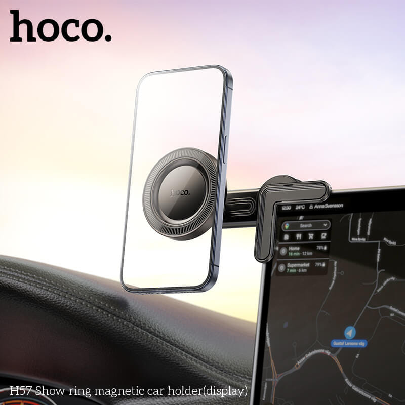 ที่จับโทรศัพท์ HOCO H57 ชนิดแม่เหล็ก สำหรับติดหน้าจอดิสเพลย์ รองรับมือถือจอ 4.5 - 7 นิ้ว_6