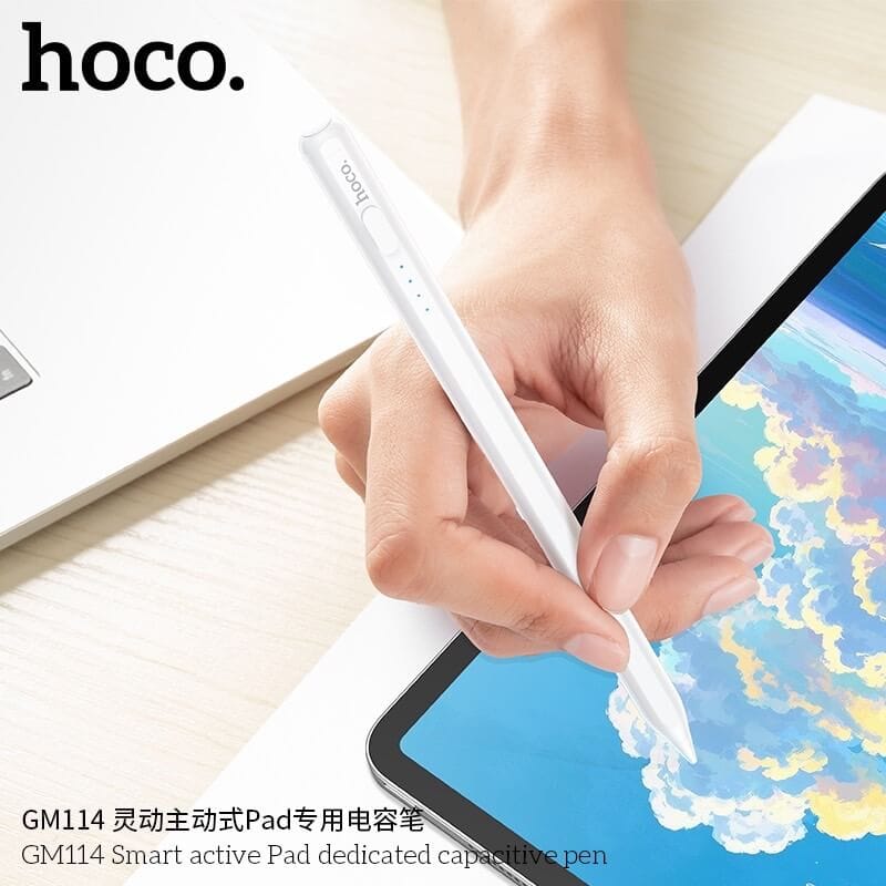 ปากกาสไตลัส HOCO GM114 สำหรับ IPAD ปี 2018 ขึ้นไป แบตเตอรี่ 14 ชั่วโมง