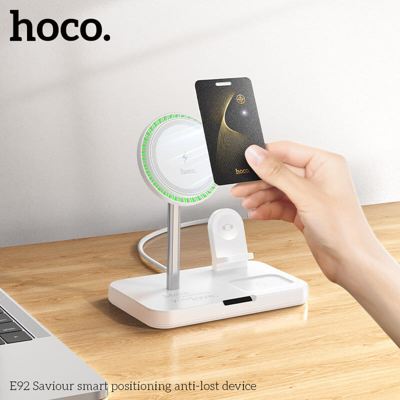 อุปกรณ์ติดตามจีพีเอส HOCO E92 GPS TAG รูปแบบการ์ด สำหรับ IOS รองรับ APPLE FIND MY กันน้ำ IP68 สีดำ_7