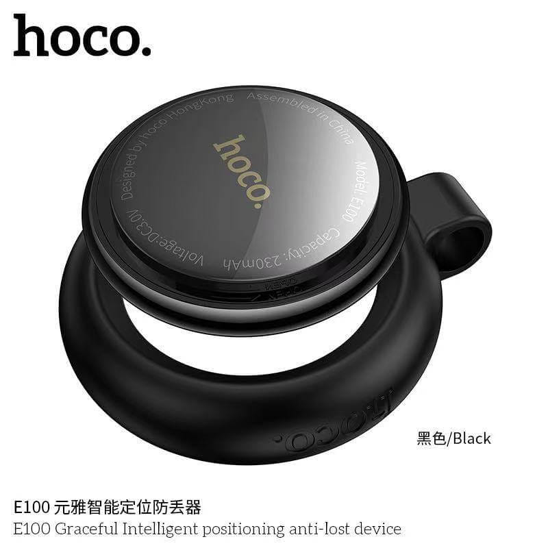 อุปกรณ์ติดตามจีพีเอส HOCO E100 สำหรับ APPLE IOS พร้อมเคสซิลิโคนในตัว สีดำ_7