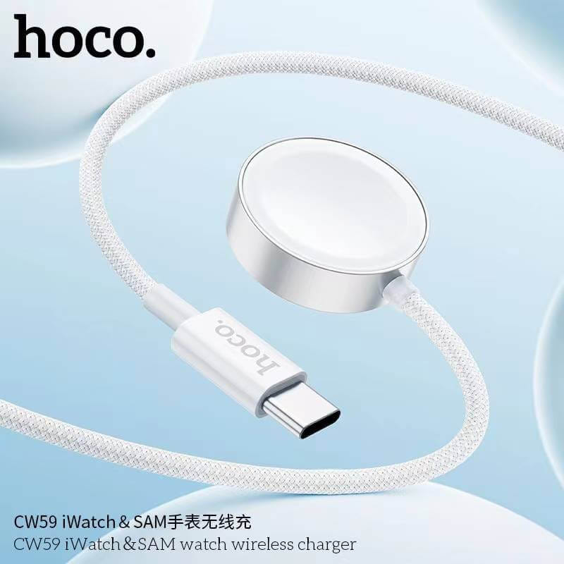 สายชาร์จนาฬิกา HOCO CW59 สีขาว สำหรับ APPLE WATCH & SAMSUNG WATCH จ่ายไฟ 2.5W สายยาว 1.2M_7