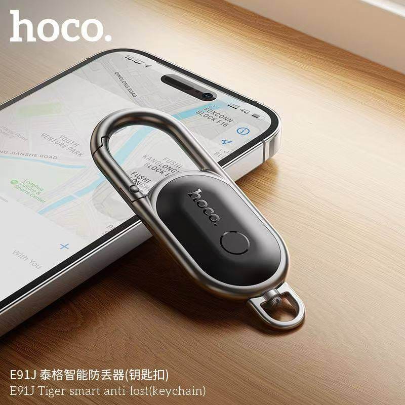 อุปกรณ์ติดตามจีพีเอส HOCO E91J สีดำ รูปแบบพวงกุญแจ สำหรับ รองรับ APPLE FIND MY_7