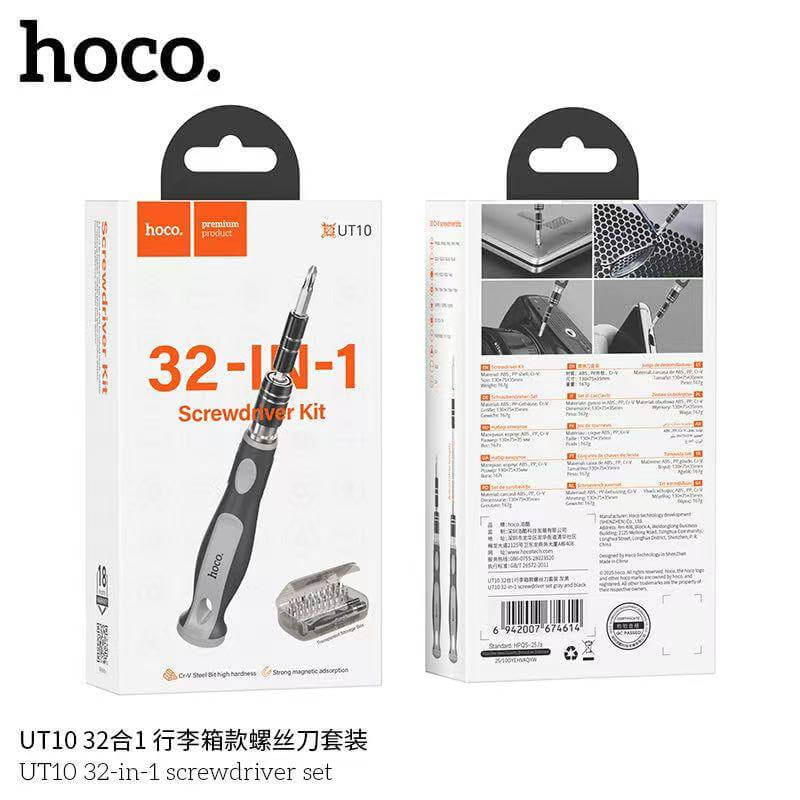 ชุดไขควงอเนกประสงค์ 32-IN-1 HOCO UT10 ครบจบในชุดเดียว พร้อมก้านต่อหัวเล็ก สำหรับอุปกรณ์อิเล็กทรอนิกส์_7