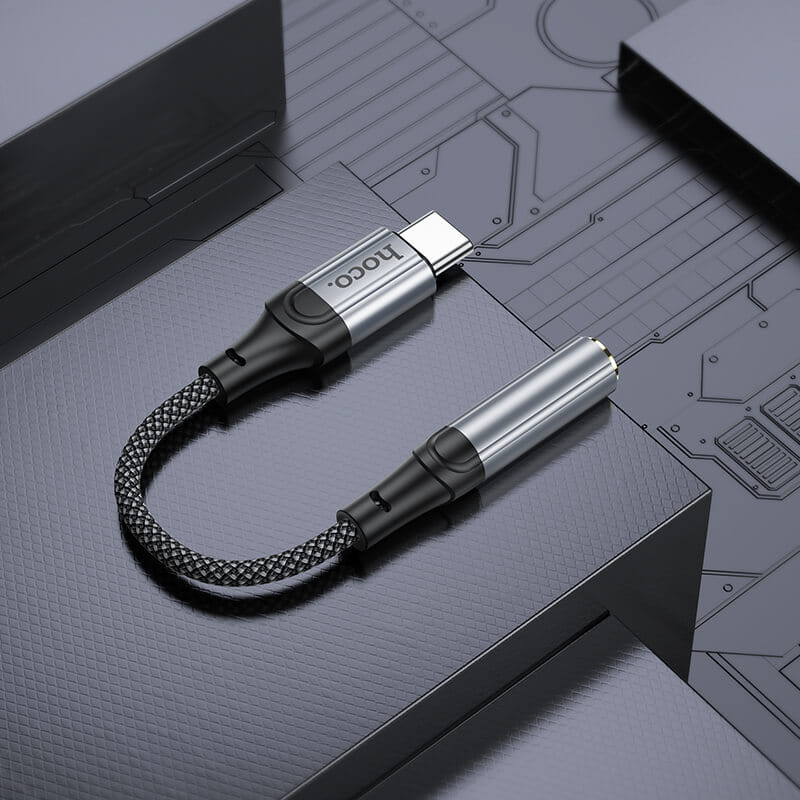 ตัวแปลงหูฟัง TYPE-C TO AUX 3.5MM HOCO LS36 ชิป DAC คุณภาพเสียง HIFI รองรับการโทรและฟังเพลง