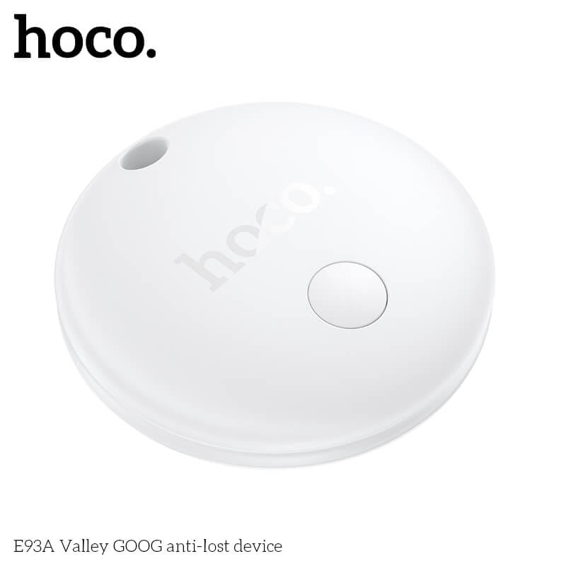 อุปกรณ์ติดตามจีพีเอส HOCO E93A สำหรับ ANDROID รองรับ GOOGLE FIND MY DEVICE สีขาว