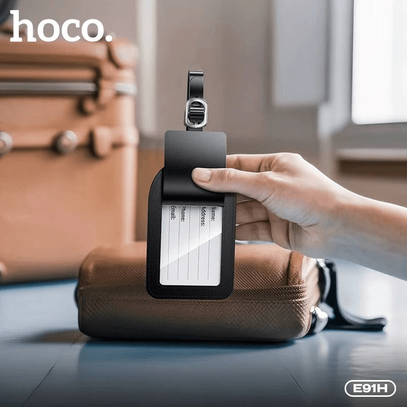 ป้ายติดกระเป๋าเดินทาง GPS HOCO E91H รองรับ APPLE IOS ป้องกันหาย ติดตามตำแหน่งทั่วโลก