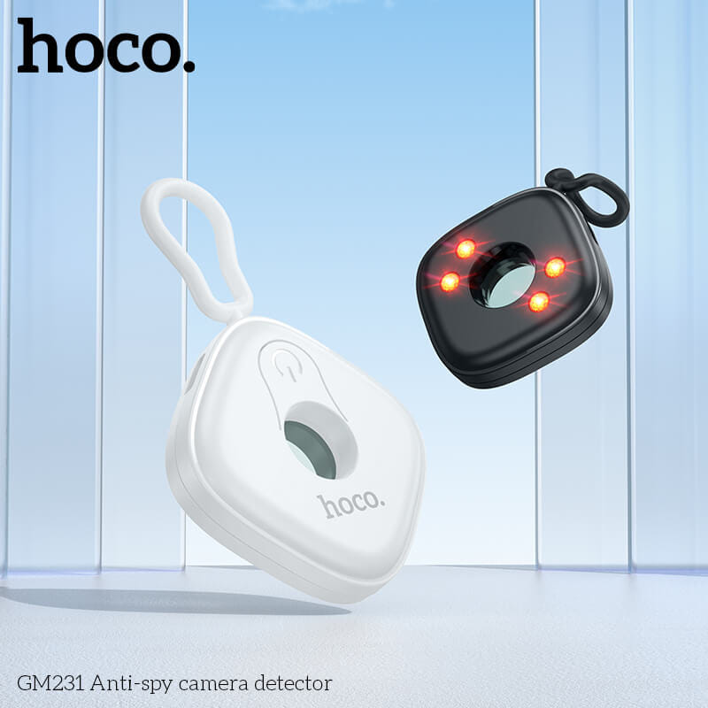 เครื่องตรวจจับกล้องอินฟาเรด HOCO GM231 ป้องกันการแอบถ่าย เพิ่มความปลอดภัย ตรวจจับระยะ 5 เมตร สีขาว_8