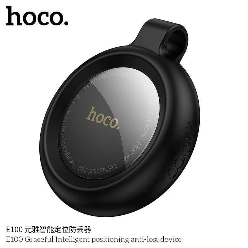 อุปกรณ์ติดตามจีพีเอส HOCO E100 สำหรับ APPLE IOS พร้อมเคสซิลิโคนในตัว สีดำ_8