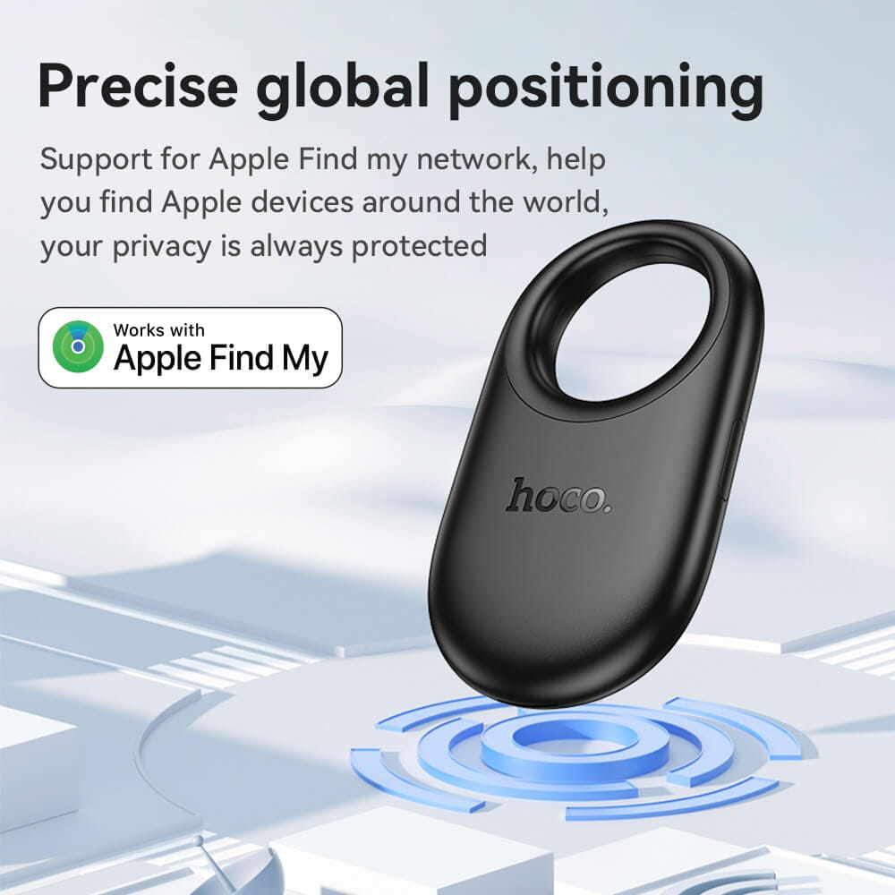 อุปกรณ์ติดตามจีพีเอส HOCO E94 GPS TAG สำหรับ APPLE IOS สีขาว