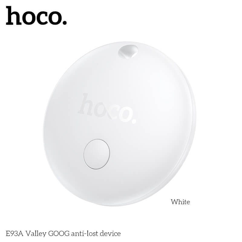 อุปกรณ์ติดตามจีพีเอส HOCO E93A สำหรับ ANDROID รองรับ GOOGLE FIND MY DEVICE สีขาว