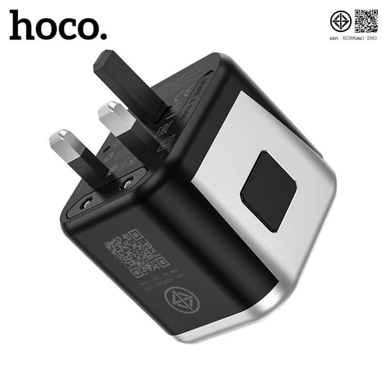 ปลั๊กแปลง 3 IN 1 UNIVERSAL HOCO AC5 2USB + 1AC รองรับโซน EU/UK/US/AUS