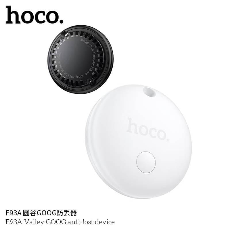 อุปกรณ์ติดตามจีพีเอส HOCO E93A สำหรับ ANDROID รองรับ GOOGLE FIND MY DEVICE สีขาว