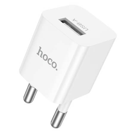 หัวชาร์จ HOCO UH102T จ่ายไฟ 1 แอมป์ 1A สำหรับอุปกรณ์ขนาดเล็ก เช่น หูฟัง TWS ปากกา ลำโพง โคมไฟ_0