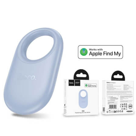 อุปกรณ์ติดตามจีพีเอส HOCO E94 GPS TAG สำหรับ APPLE IOS สีฟ้า