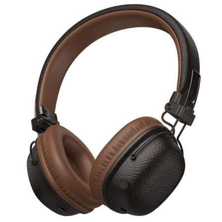 หูฟังไร้สาย HOCO W64 สีน้ำตาล สไตล์วินเทจ บลูทูธ 5.4 ใช้งาน 32 ชม. ไดร์เวอร์ 40MM_0