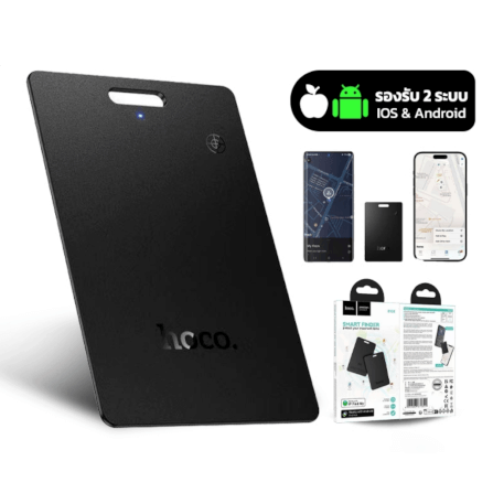 อุปกรณ์ติดตามจีพีเอส HOCO E102 รองรับทั้ง IOS และ ANDROID, บางเฉียบ 2 มม., ชาร์จไร้สาย, กันน้ำระดับ IP68_0