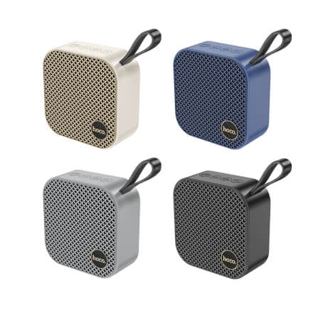 ลำโพงบลูทูธ HOCO HC22 สีน้ำเงิน รองรับ TWS, TF CARD, AUX 3.5MM, USB FLASHDRIVE_1