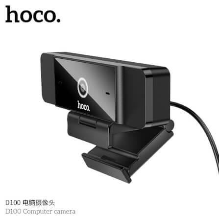 กล้องเว็บแคม FULL HD 1080P 2MP HOCO D100 ไมโครโฟนคู่ 30FPS มุมกว้าง 80°_1
