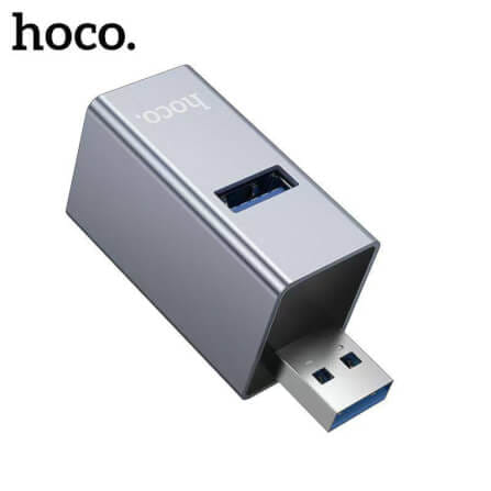อุปกรณ์เชื่อมต่อ 3IN1 HOCO HB54 USB TO USB 3.0 + USB 2.0 X 2 ความเร็วสูง 5GBPS_1