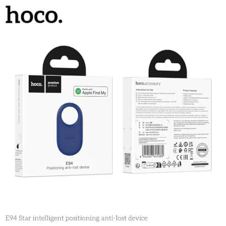 อุปกรณ์ติดตามจีพีเอส HOCO E94 GPS TAG สำหรับ APPLE IOS สีน้ำเงิน_10