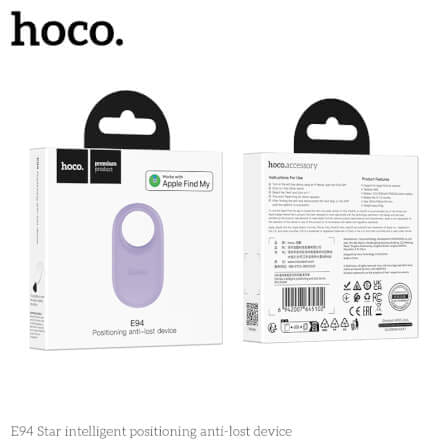อุปกรณ์ติดตามจีพีเอส HOCO E94 GPS TAG สำหรับ APPLE IOS สีม่วง_10