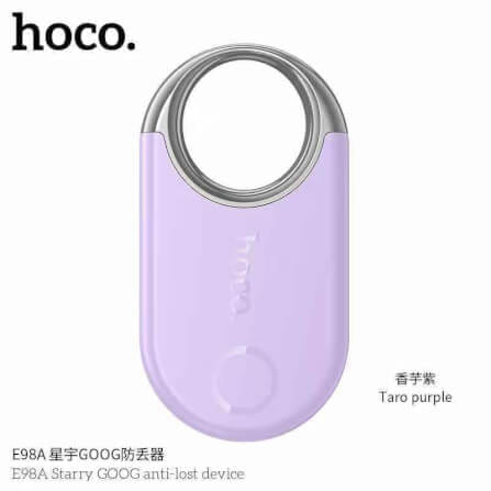 อุปกรณ์ติดตามจีพีเอส HOCO E98A ANDROID GPS TAG สำหรับแอนดรอยด์ รองรับ GOOGLE FIND MY NETWORK สีม่วง_10