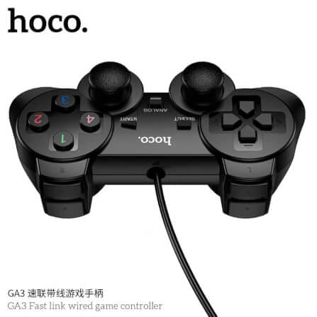 จอยเกม HOCO GA3 สำหรับ PC รองรับระบบ WINDOWS เชื่อมต่อ USB-A สายยาว 1.5 เมตร_2