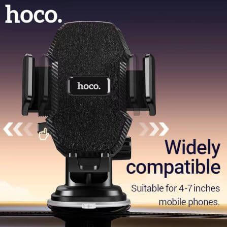 ที่วางโทรศัพท์ในรถยนต์ HOCO HK55 หมุนได้ 360° ติดตั้งบนแดชบอร์ดและกระจกหน้า_2