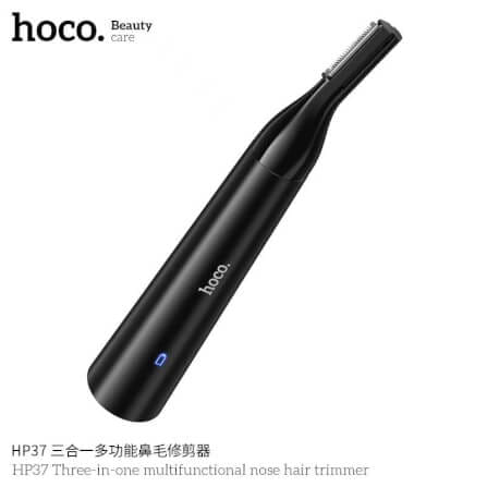 เครื่องโกนไฟฟ้า 3-IN-1 HOCO HP37 พร้อมหัวเปลี่ยน 3 แบบ ตัดขนจมูก / กันคิ้ว / โกนขน ชาร์จไฟได้_3