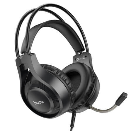 หูฟังเกมมิ่ง HOCO W106 แบบมีสาย AUX 3.5 มม. พร้อมไดร์เวอร์ HI-FI ขนาด 50 มม. และไมโครโฟนตัดเสียงรบกวน HD_3