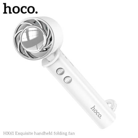 พัดลมพกพา HOCO HX61 ปรับแรงลม 3 ระดับ พับได้ 90° แบตเตอรี่ 1200MAH ใช้งานสูงสุด 4.5 ชั่วโมง_3