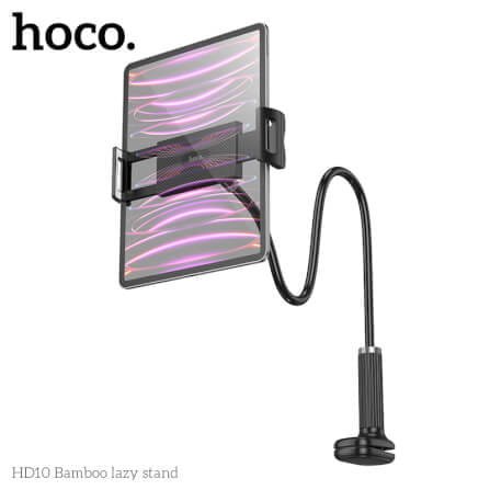 ที่จับโทรศัพท์และแท็บเล็ต HOCO HD10 สีขาว รองรับขนาดจอ 4.5 - 13 นิ้ว แขนดัดงอได้ ปรับมุม 360°_3