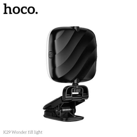 ไฟ LED อเนกประสงค์ HOCO K29 สีดำ ปรับความสว่างได้ 9 ระดับ หมุนได้ 360°_4