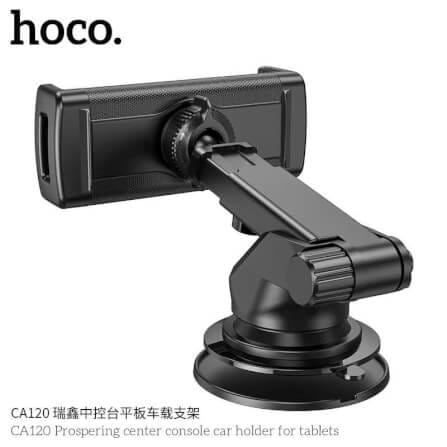 ที่จับแท็บเล็ตในรถยนต์ HOCO CA120 หมุนได้ 360° สำหรับติดตั้งบนแดชบอร์ด / กระจกหน้ารถ รองรับแท็บเล็ตและสมาร์ทโฟนขนาด 4.7–10.5 นิ้ว_4
